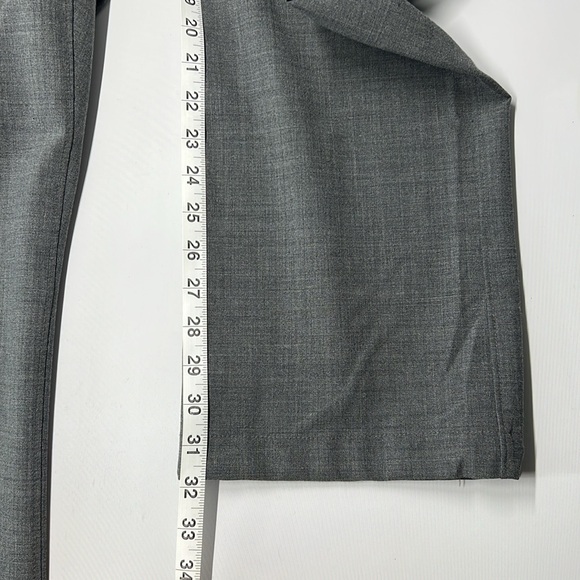 ATHLETA Size 4 Gray With Black Elastic Waistband Straight Leg Active Wear - Picture 9 of 11